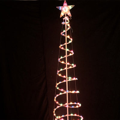 New Style LED Spiral Christmas Tree Light Christmas Spiral Tree Indoor And Outdoor Decoration Lights